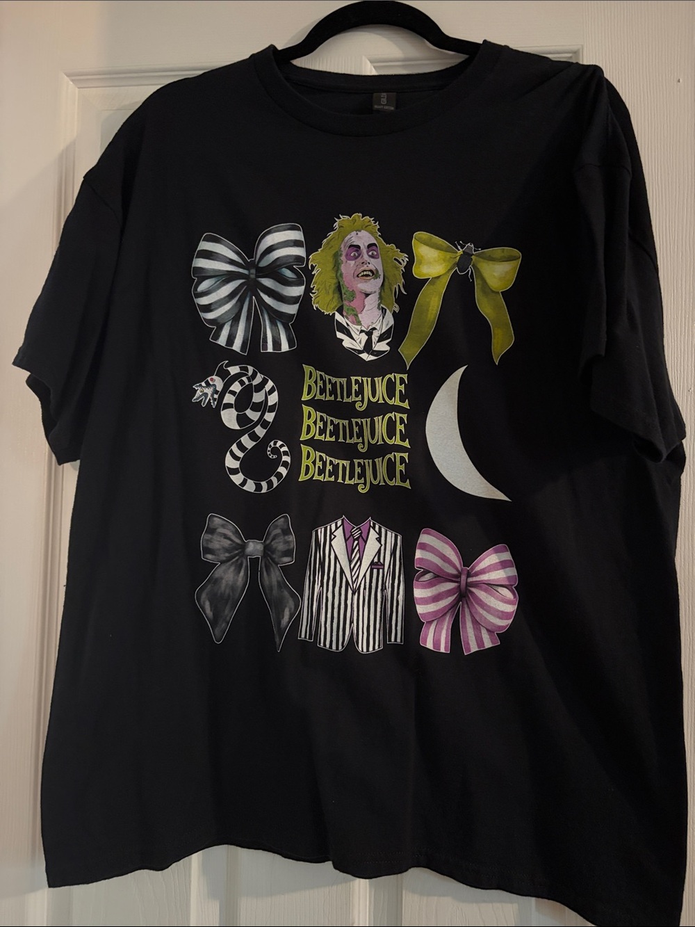 Beetlejuice Black Graphic Tee
